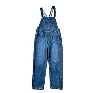 Free People We The Free Ziggy Denim Overalls  Blue Woman Size L NWOT